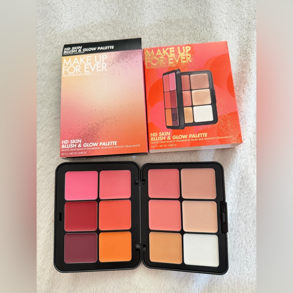 Makeup Forever HD Skin Blush Palette - Pink, Orange, Cream